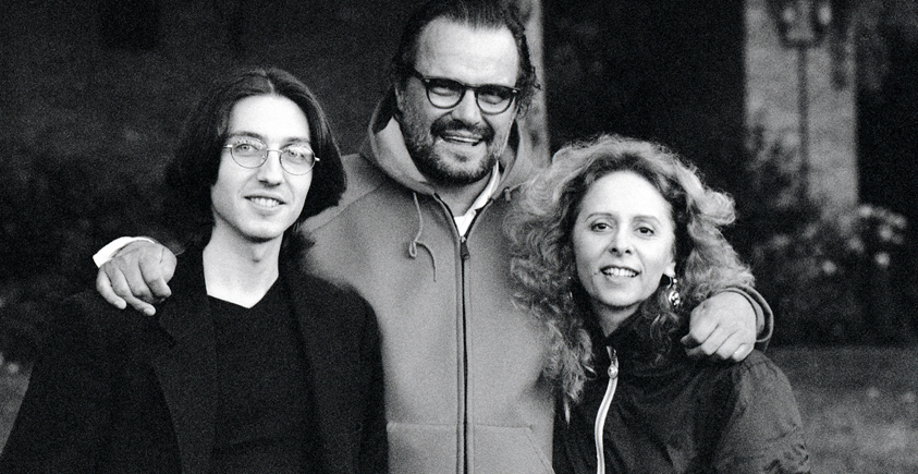 Fiorella Gentile Oliviero Toscani and Luca Mantini