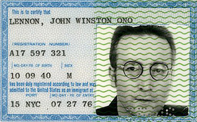 LENNON YC GREENCARD